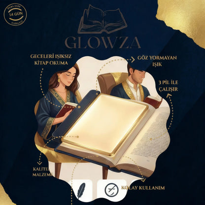 Glowza™ Kitap Lambası